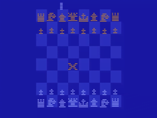 Video Chess title screen for Atari 2600